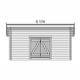 Pihavarasto P10 Hirsitalli 10m2 LP-GARDEN